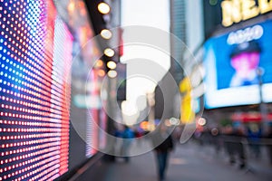 CloseUp LED blurred screen. LED soft focus background. abstract background ideal for design