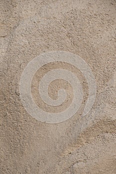 Closeup limestone rock face showing weathered strata Geology walpaper or background