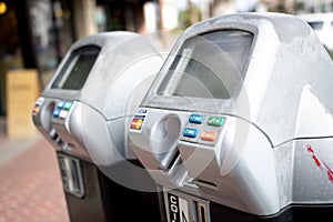 Parking Meters and buttons