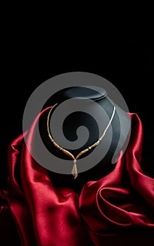 Closeup of luxury jewellery