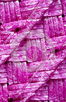 Closeup of Magenta Placemat