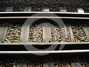 Closeup MRT Train Tracks