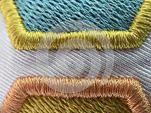 Multi-Coloured Cusion Fabric photo