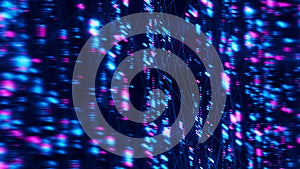 Closeup of Neural network model, LLM structure background. AI big data processing technological concept. Machine