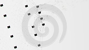 Closeup of Neural network model, LLM structure background. AI big data processing technological concept. Machine