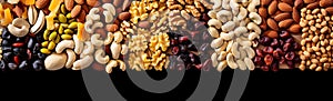 Closeup nut snack dried hazelnut walnut assorted healthy cashew mixed almonds vegan ingredient