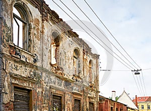 Old damaged building