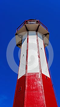 Closeup of the old lighthouse
