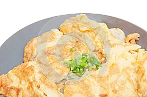 Closeup of omelette