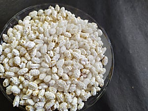 Closeup of Parched Rice, Ready to eat.