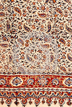 Closeup of persian carpet