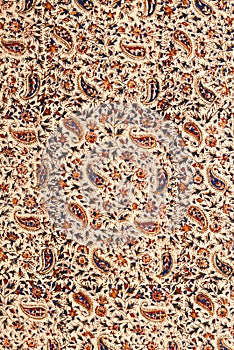 Closeup of persian carpet