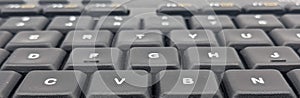 Closeup of Personal Computer Keyboard Laptop Notebook