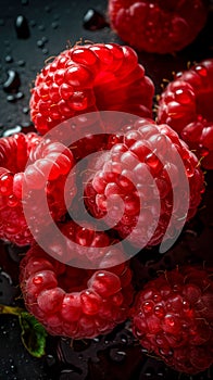 Closeup photo of fresh berrys. vegetables on background. Background for healthy food and GMO free products.Diet nutrition and