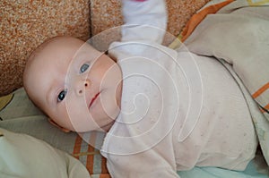 Closeup photo of a little girl.