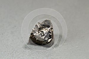 Closeup on a piece of the element Dysprosium