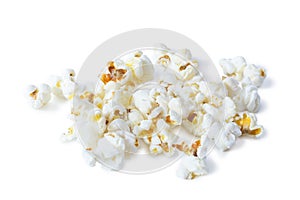 Closeup of pile of popcorns