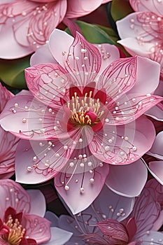 closeup of pink lotus flowerpink flower close upcloseup of pink lotus flower