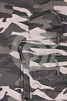 The closeup pocket camouflage pants