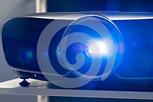 Closeup of projector