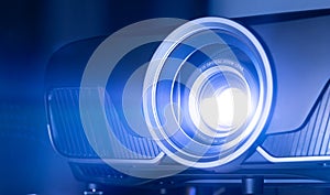 Closeup of projector