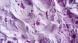 Closeup of purple ice cream texture. Abstract background and texture for design. 3D rendering