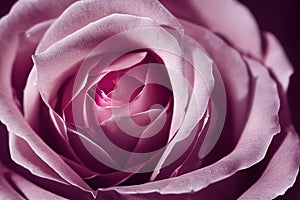 Closeup ravishing realistic detail intricate beauty of vivid red rose flower.