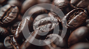The coffee Roasted Beans.AI generated image