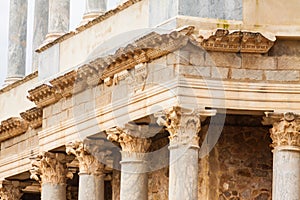 Closeup of Roman Theatre