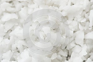 Closeup of salt texture sodium