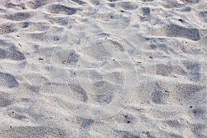 Closeup sand of beach in the summer