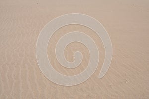 closeup sand pattern of a beach in the summer