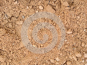 Closeup Sand Texture , Bulding Material for Construction in Thailand