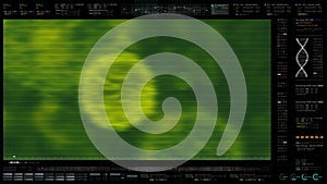 Closeup Scanning Anatomy of Airborne Virus