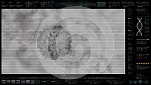 Closeup Scanning Anatomy of Airborne Virus