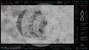 Closeup Scanning Anatomy of Airborne Virus