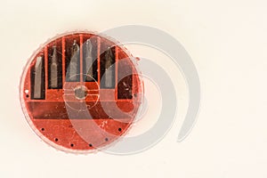 Closeup screwdriver insert bits