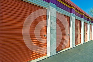 Closeup of Self Storage Building