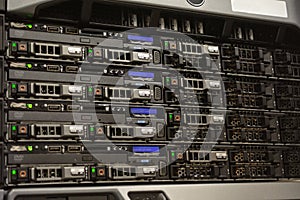 Closeup of a server