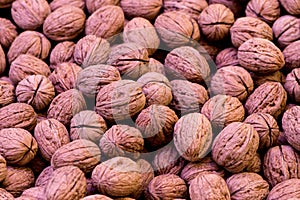 Closeup shoot of the walnuts