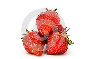 Closeup shot of fresh strawberries