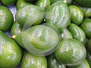 Closeup shot of Hass avocado