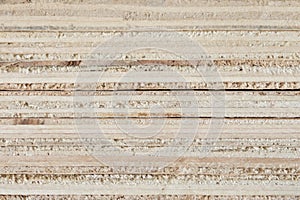 Closeup shot of layer of plywood board