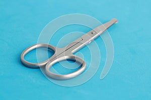 Closeup shot of special nail scissors