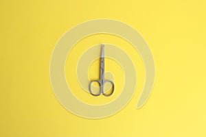 Closeup shot of special nail scissors