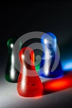 Closeup shot of thermoplastic lights