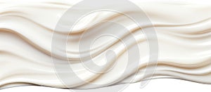 Closeup shot of a white wave pattern on white serveware