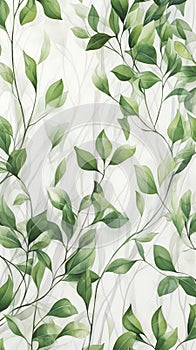 Closeup Shower Curtain Green Leaf Pattern Product Princess Furni