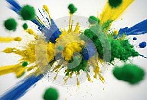 closeup signs concept travel nationality yellow generative flag panorama soccer design tourtourism symbol pattern background photo