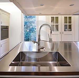 Closeup of sink